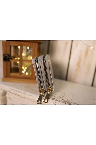 Elentra Ecru Women's Wallet - Coin, Card Holder, Photo and Paper Section Zippered, Trend Suggestion