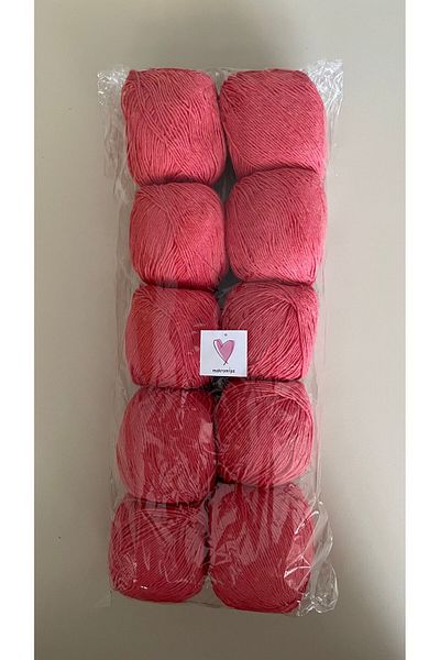 Makromİps Premium Amigurumi Punch Thread Baby Soft Cotton Knitted - 10 PCS (50grx10) Thread Hob