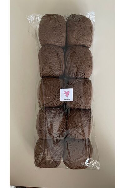 Makromİps حبل أميجورومي الفاخر للأطفال من القطن الناعم المحبوك - 10 قطع (50 ج...