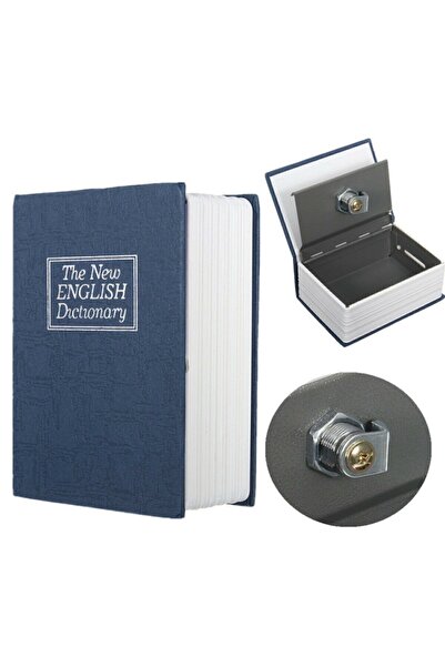 Genel Markalar Kitap Şeklinde Gizli Kasa Hırsız Kilitli Sözlük Para Kumbarası