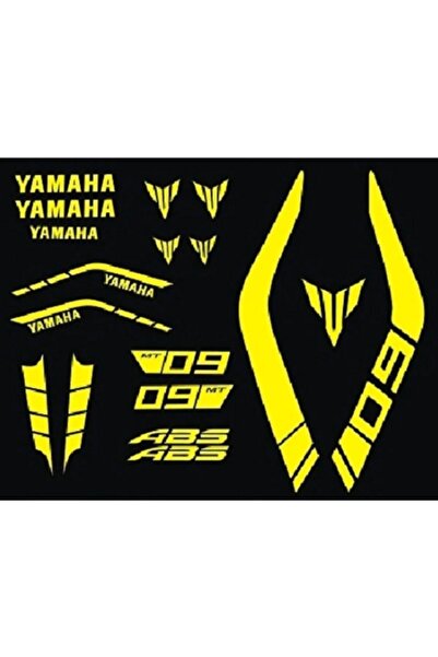 Genel Markalar Almany sticker,neon sarı,Mt09 sticker, set,mt 09 sticker,yamah...