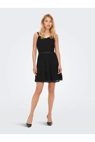 ONLY Onlkarmen Anne Life S/l Dress Wvn Noos Regular Fit V-Neck Mini Dress