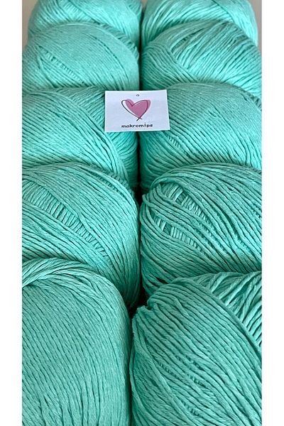 Makromİps Πολυτελές Amigurumi Punch Νήμα Baby Soft Cotton Πλέξιμο - 10 ΤΕΜ (50grx10) Νήμα Hobby