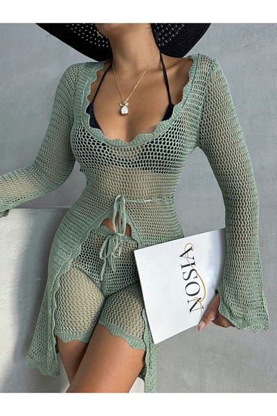Nosia Γυναικείο Σετ Παραλίας με Δεμένο Σορτς μέσης