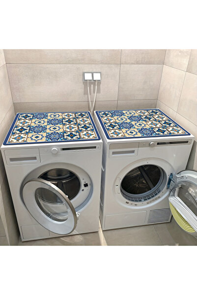 Else Halı Çamaşır Makinesi Örtüsü Kurutmaşık Koruma Matı Sıvı Geçirmez Kaymaz Yıkanabilir Dsn-02