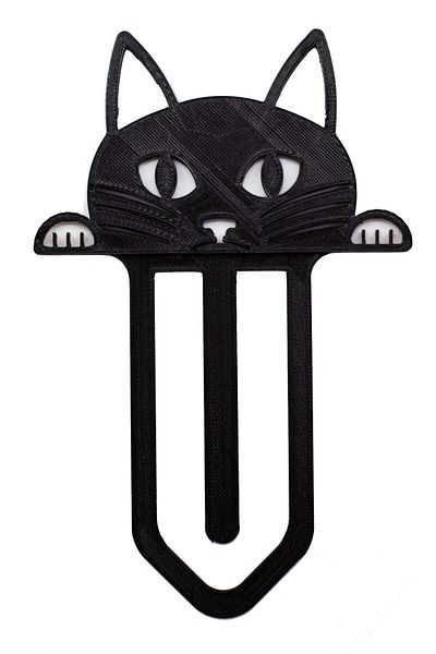 Rapithwin 3D Bookmark with Big Cat Figure
