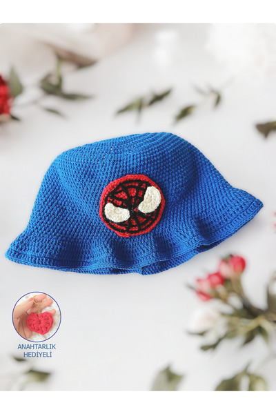 PERFECT Spiderman Şapka Matara Suluk Kılıfı Set Örümcek Adam