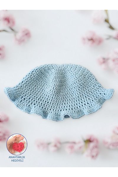 PERFECT Pălărie pentru băiat - Bucket tricotat, 100% bumbac