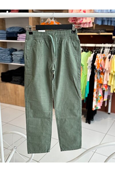 TİJK Boy's Linen Trousers - Real Design