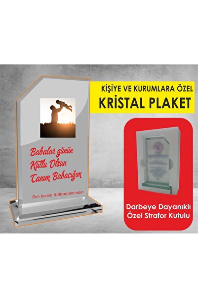 Kişiye ve Kurumlara Özel Kristal Plaket + Darbeye Dayanıklı Strafor Kutu İle Gönderilecektir