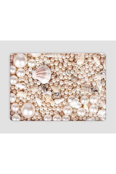 DreamHomes 25*35 GLASS CUTTING BOARD - SHELLS