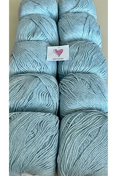 Makromİps Πολυτελές Amigurumi Punch Νήμα Baby Soft Cotton Πλέξιμο - 10 ΤΕΜ (50grx10) Νήμα Hobby