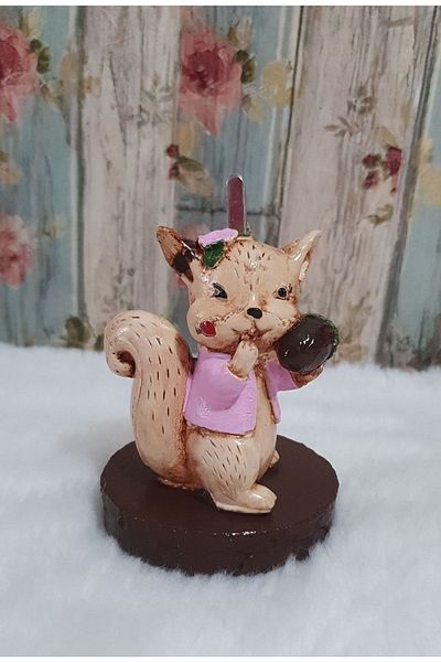Merland Squirrel Handmade Note Holder