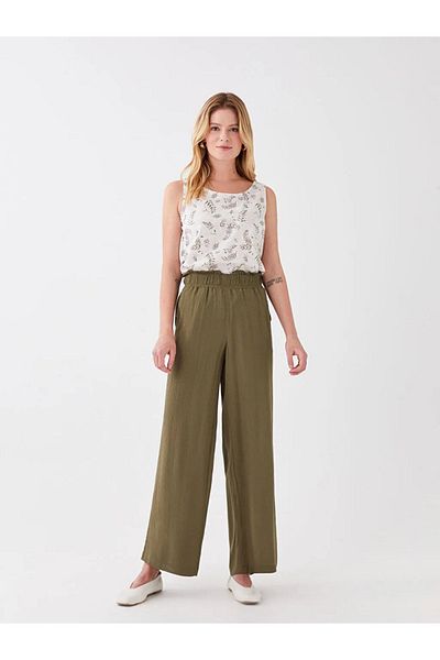 LC Waikiki Comfortable Fit Women's Crinkle Pants