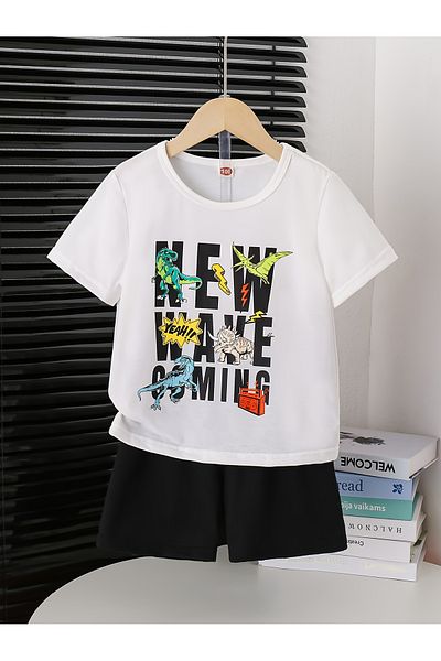 Let's Wear Μπλουζάκι για αγόρι - New Wave Coming Printed
