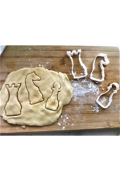 Rapithwin Chess Set Cookie Mold (3 Pieces)