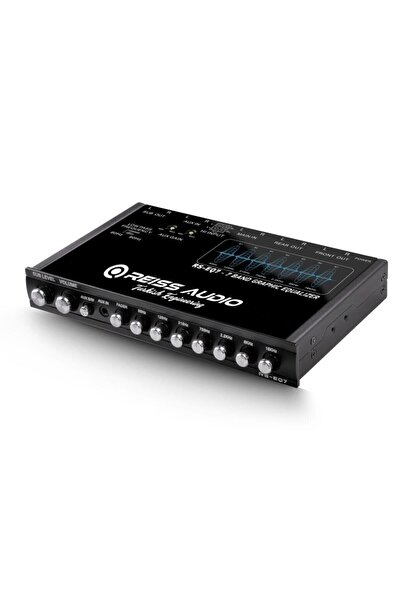Genel Markalar Reiss Audıo Rs-eq7 7 Bantlı Grafik Ekolayzer 6 Kanallı / 8 Volt Rca Çıkışları