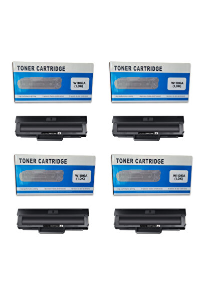 W1106A(1,0K) CHIPLİ MUADİL TONER - Dörtlü Paket