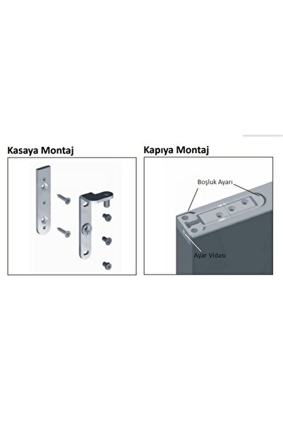 SOHO SH-216 Serisi Pivot Menteşe  Ayarlı Nikel