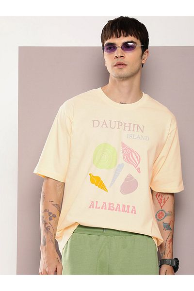 Dillinger By Styli Shell Graphic Print Oversized T-Shirt
