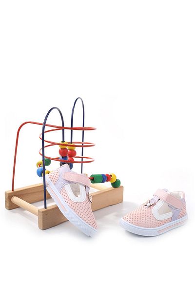 Şirin Bebe 2981 model Orthopedic Baby Girl First Step Shoes