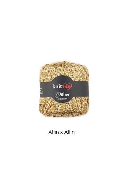 Eloy Knit Me Dilber Sequin Yarn 25 gr / 300 Mt Χρώμα Νο:2 Χρυσό