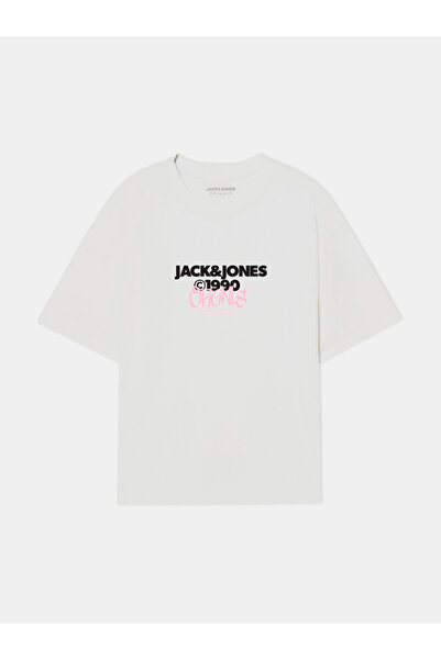 Jack & Jones تي شيرت مطبوع برقبة دائرية من بوشويك