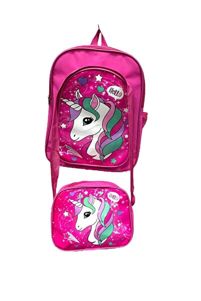 Elegant 076 7500 Unicorn Printed Children'S Feeding and School Backpack