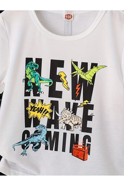 Let's Wear Μπλουζάκι για αγόρι - New Wave Coming Printed