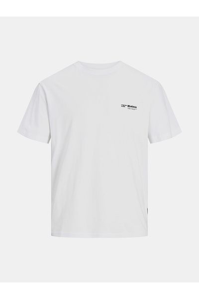 Jack & Jones Quoia Graphic Print Crew Neck T-Shirt