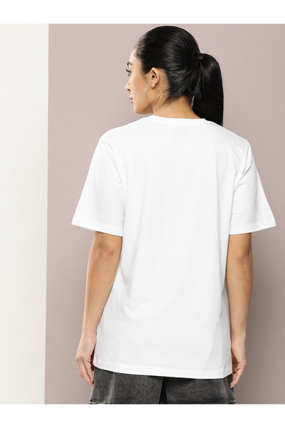 Dillinger By Styli Oversized Girl Graphic Print T-Shirt