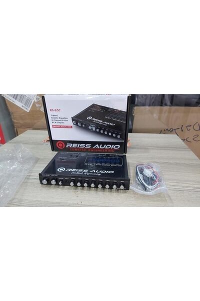 Genel Markalar Reiss Audıo Rs-eq7 7 Bantlı Grafik Ekolayzer 6 Kanallı / 8 Volt Rca Çıkışları