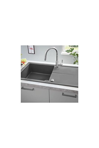 Grohe K400 Kuvars Kompozit Eviye 50 -c 86/50, Granit Gri Rengi - 31640at0