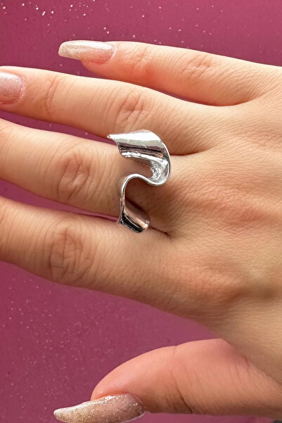 PSGT Ayarlanabilir Yüzük Minimalist Kadın Kavisli Yüzük