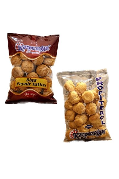 Karpuzoğlu Biga Peynir Tatlısı 130 gr Karpzoğlu Profiterol 100 gr