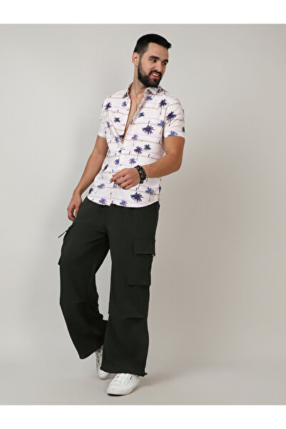 Campus Sutra By Styli Desert Palm Regular Fit Shirt