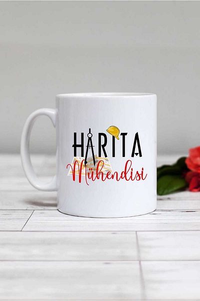 Hedizu Map Engineer Gift Mug White