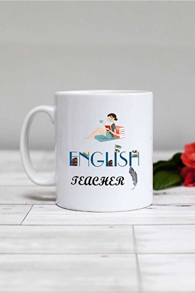 Hedizu كوب مدرس اللغة الإنجليزية الأكثر حلاوة باللون الأبيض