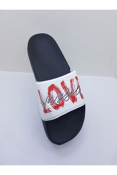 GEZER Papuci cu talpă ușoară cu model Love