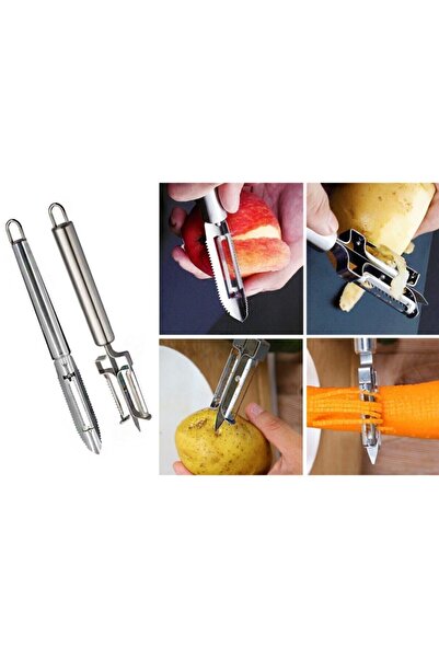 NEWSTORE HOME طقم مقشرة ومقشرة من الفولاذ المقاوم للصدأ