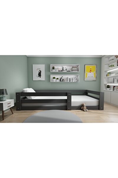 Ninnimo Y19 Antrasit Montesorri 90x190 Çocuk Karyolası