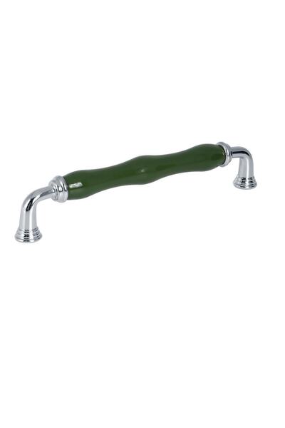 Porcellana Perla Porselen Kulp Dolap Çekmece Mobilya Mutfak Kulbu Safir160mm- Yeşil- Stk0572