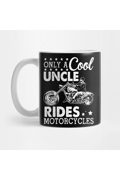 Pixxa كوب كول أونكل رايدز للدراجات النارية Happy Father Day Racer