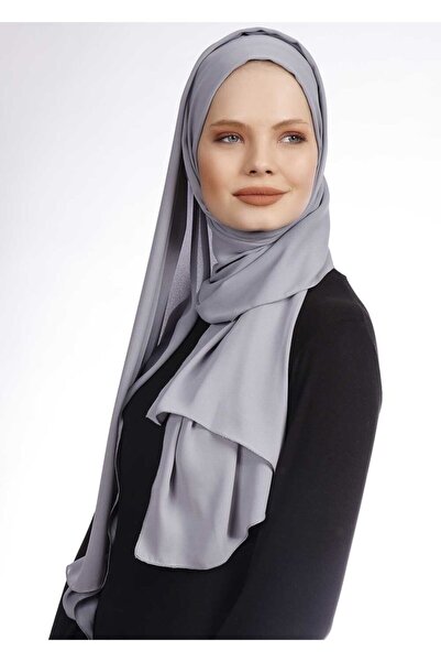 Ecardin Πρακτικό κρεπ σάλι - St 238 Σκούρο Γκρι