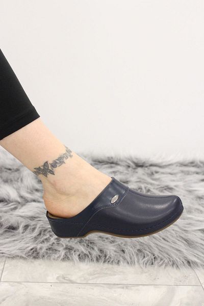solariz Navy Blue Anatomic Comfortable Comfortable Slippers