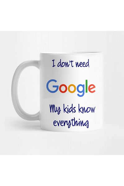 Pixxa لا أحتاج إلى كوب Google My Kids Know Everything