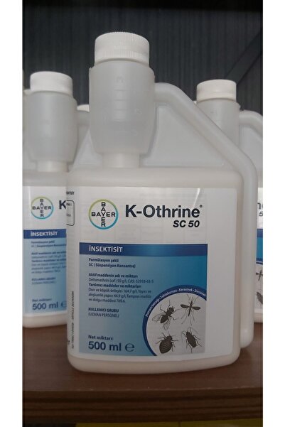 Bayer 500 Ml K-othrine Sc 50 Orginal Ambalaj En Kaliteli Kokusuz Böcek Sinek Kene Karınca Ilacı