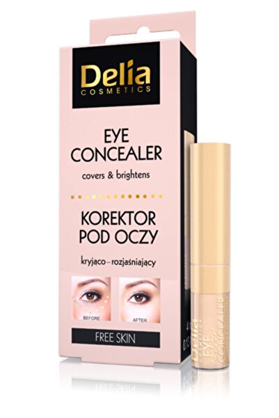 Delia Eye Concealer 04 Luminous Effect Peach Medium
