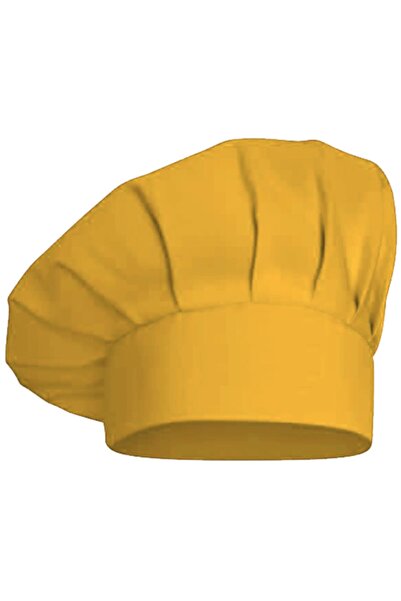 medusaforma قبعة الشيف الصفراء للمطبخ، قبعة الفطر