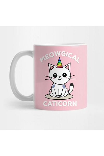 Pixxa كوب Meowgical Caticorn Cat Unicorn Kittycorn